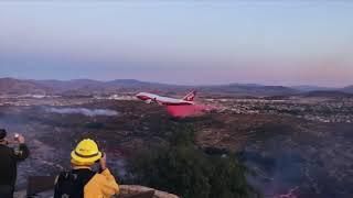 747 air drop on Liberty Fire