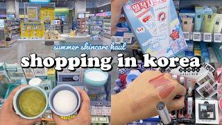 shopping in Korea vlog  skincare haul at Oliveyoung  best summer products 올영세일