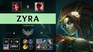 Zyra Jungle vs Lee Sin Legendary - NA Challenger Patch 14.15