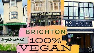 Brighton 100% Vegan Ⓥ  Exploring the Vegan Food Scene of Brighton Van Life UK