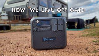 How we are living OFF GRID with the Bluetti AC200MAX