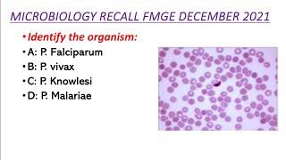 MICROBIOLOGY RECALL FMGE DECEMBER 2021  DR.CLINICAL #fmge2021 #fmge #dr.clinical FMGE RECALL