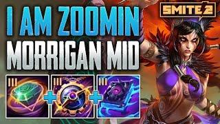 THE MOVEMENT SPEED IS INSANE Morrigan Mid Gameplay SMITE 2 Alpha