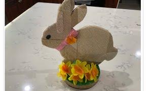 Beautiful Spring Decoration Ideas Adorable Bunny DIY DIY Para la Primavera #dollartreediy