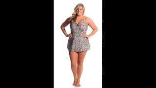 Fit4U Plus Size Morocco Underwire Swim Dress  SwimOutlet.com