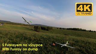 S Funrayem na výsypce  4K footage  RC models