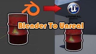 How To ExportImport From Blender To Unreal Engine 4