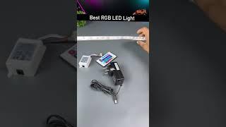 RGB LED Light Unboxing & Review  Best RGB LED strip light under ₹500 #hackerjp #shorts #homedecor