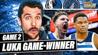 Mavericks-Timberwolves Reaction Luka Doncic game-winner STUNS Wolves series over?  Hoops Tonight