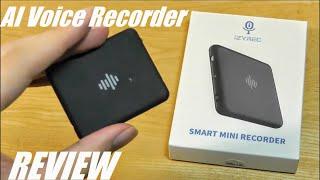 REVIEW iZYREC - Worlds Smallest Digital Voice Recorder - AI Noise Cancelling