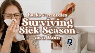 TIPS FOR COPING WITH SICK KIDS + When Mamas Sick Too