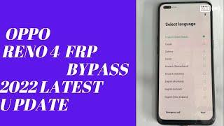 oppo reno 4 frp bypass . 2022 latest update . a53  a33 . f17 .f17 pro . f19 . f19 pro.