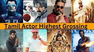 Tamil Actors and Their Highest Grossing Movies of All Time 2024  Vijay Rajnikanth Dhanush Suriya