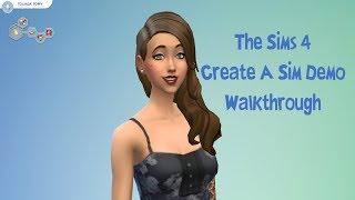 The Sims 4 Official Create A Sim Demo  Walkthrough 