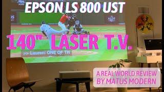 140 Laser T.V. EPSON LS 800 Review