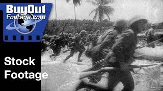 WW2 Japanese Capture of Andaman Island  Stock Footage