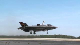 First F35B ____ إقلاع طائرة حربية بشكل عمودي