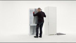 How to install your Electrolux fridge  freezer no frost internal control sliding door