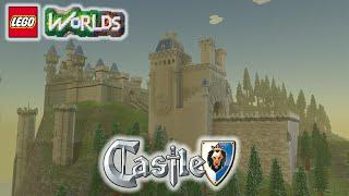 Lego Worlds  Building A Huge Castle