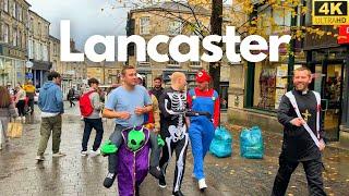 Lancaster rain walk on the Halloween. 4K