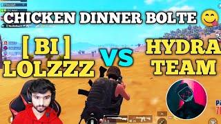 Bi team vs Hydra Danger team full intense fight in Hydra Elite customs  Chicken   Pubg emulator