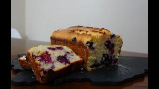 Limonlu Yaban Mersinli KekLemon Blueberry Loaf Cake