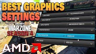 Best AMD Radeon Graphic Settings For Warzone Season 4  MAX FPS & Visibility