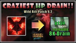 IMMORTAL SWAIN With 8000 HP Drain Bug - Wild Rift Experiment