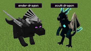 ender dragon vs sculk dragon