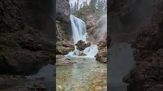 Dawn Mist Falls Glacier National Park