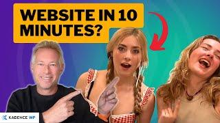 Wow Watch WordPress Beginners build an incredible Website in 10 minutes 