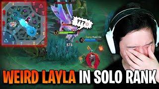 Crazy Solo Rank Layla player...  Mobile Legends