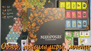 MARIPOSAS 1 - Настольная игра Бабочки - обзор правила мнение.