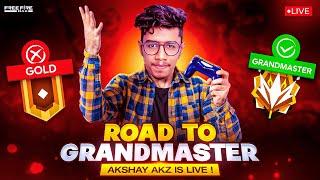 Free Fire Live - GrandMaster Rank Pushing To Top 1