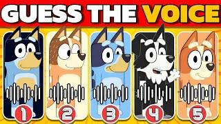  Guess the Bluey Characters by Their Voice  Fun Quiz 