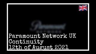 Paramount Network UK Continuity 12-08-2021