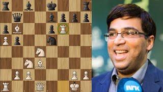 One of the Best of Anand Pawn followed by Exchange Sacrifice