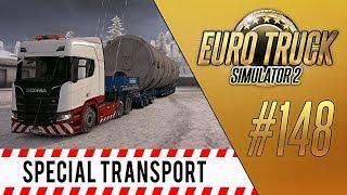 РАБОТА В СНЕГОПАД Winter Mod - Euro Truck Simulator 2 - Special Transport DLC 1.30.2.2s #148