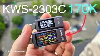 USB Tester TRĂM RƯỞI mà XỊN đó chứ ? Test thử usb tester KWS-2303C - USB Tester MỚI NHẤT 2024