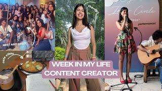 My Work Week as a Content Creator in India Meet and Greet Performance Therapy