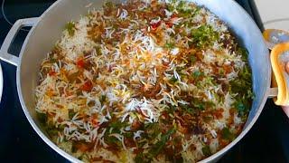 Lamb Biryani بریانی از گوشت گوسفند Mazar cuisine Biryani Rice Recipe Afghan Style Biryani