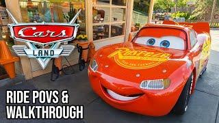 Cars Land 10th Anniversary Walkthrough & Rides 2022 - Disney California Adventure 4K POV