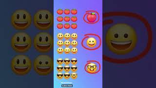  Identical Emojis Challenge Find Matches #VisualGame #EmojiMatching’’