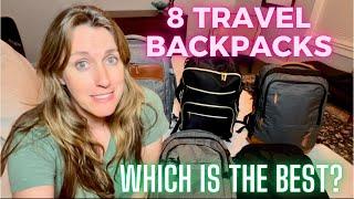 Comparison of 8 Travel Backpacks Matein Taygeer Lapsouno Bagsmart Lumesner and Lovehook