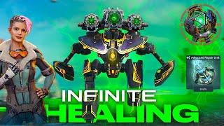 The MOST Healing Possible On 1 Robot... Infinite UE Mender Healer - INVINCIBLE  War Robots