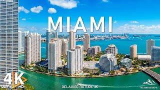 MIAMI 4K UHD - Relaxing Music With Beautiful Nature Scenes - 4K Video UHD