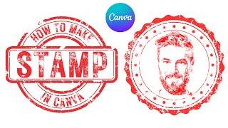 Rubber Stamp Effect and Portrait Stamp Effect in Canva