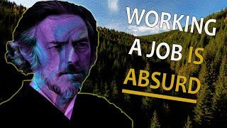 Alan Watts Revealing the Truth About Jobs and Money with Drone Cinematic Footage