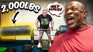 Ronnie Coleman REACTS to 2000LBS Deadlift