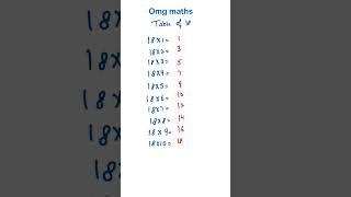 #omgmaths #math #mathshorts #mathstricks #trending #youtube #youtubeshorts #tables #tabletrick